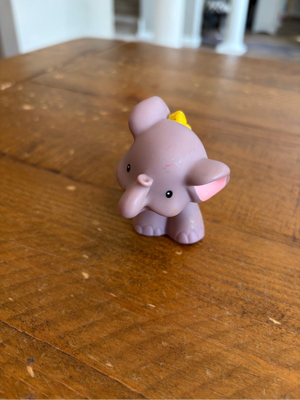 Fisher Price Little People elephant with bird as is